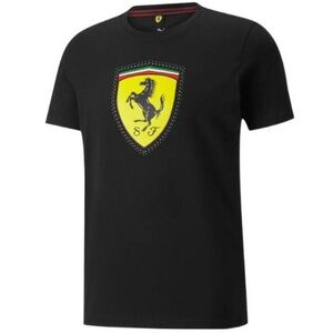 Puma Scuderia Ferrari Race T-Shirt – Black (Men’s XXL, Style 533753-01)